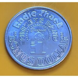 1977 RADIO SHACK Paramount Citizens Band CB Radio Good For $1 Dollar Coin Token